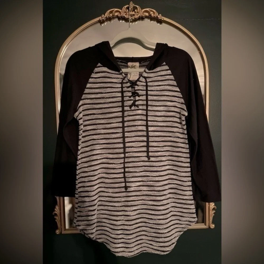 Lily Bleu Beach striped swim cover up, size M